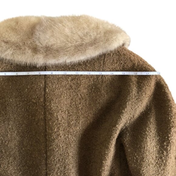 Vintage 50s Eatons fur collar jacket blazer, union made - Picture 12 of 16